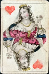 Carte à jouer : Dame de Cœur